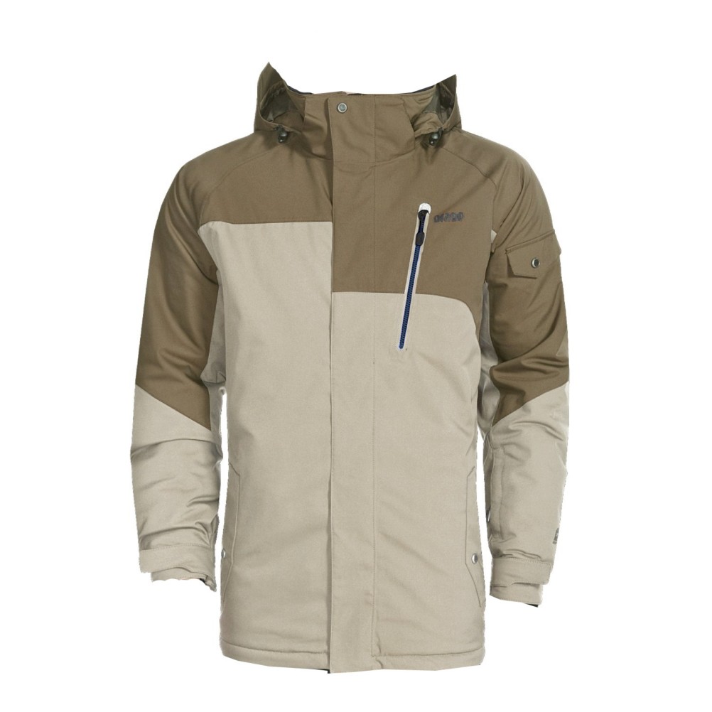Orage Shefford Mens Insulated Ski Jacket, Cement, swatch