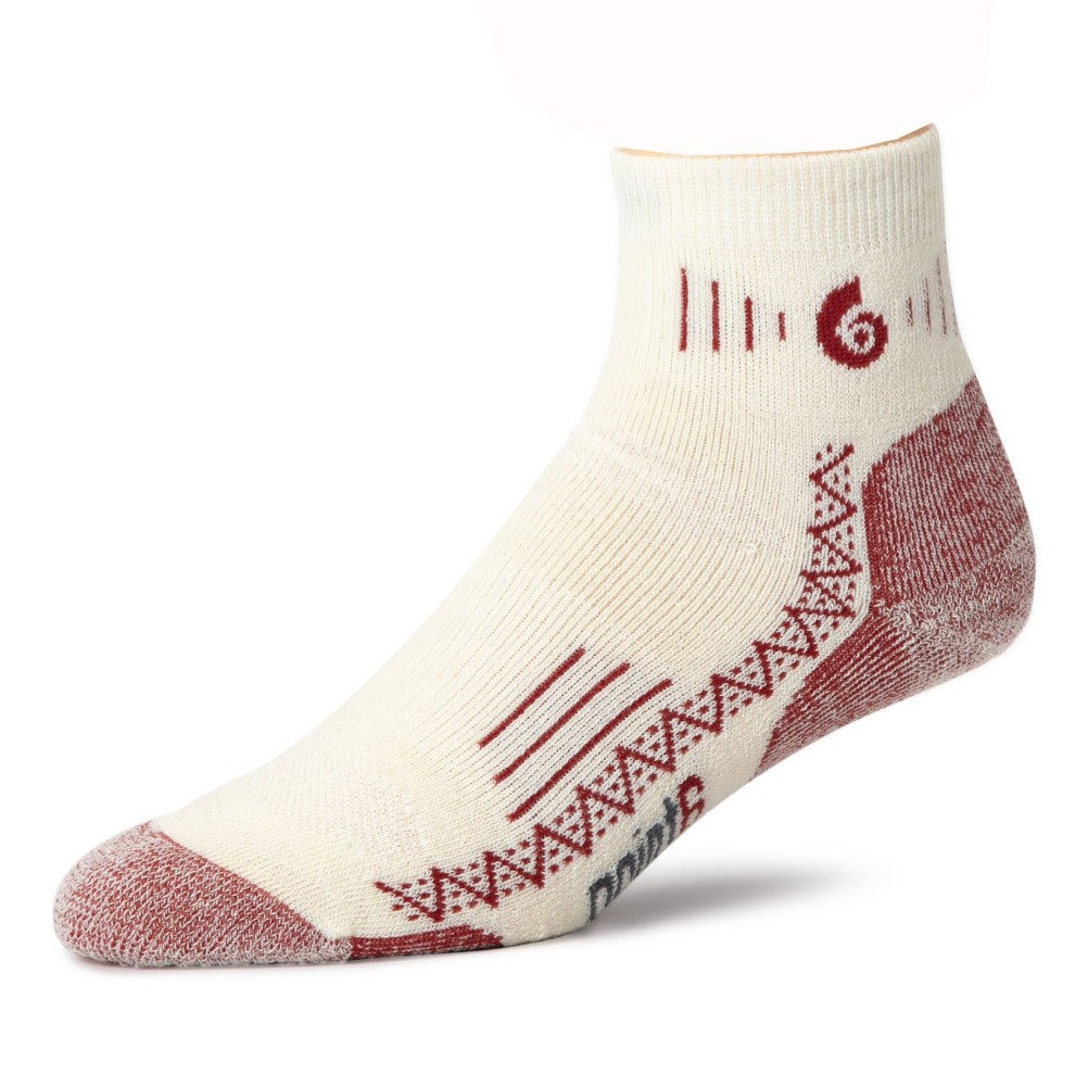 Point6 Hiking Tech Medium Mini Crew - Womens Socks, Natural, medium