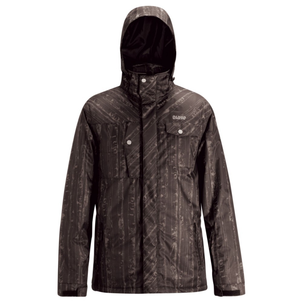 Orage Bolton Mens Insulated Ski Jacket, Bouleaux Black, swatch
