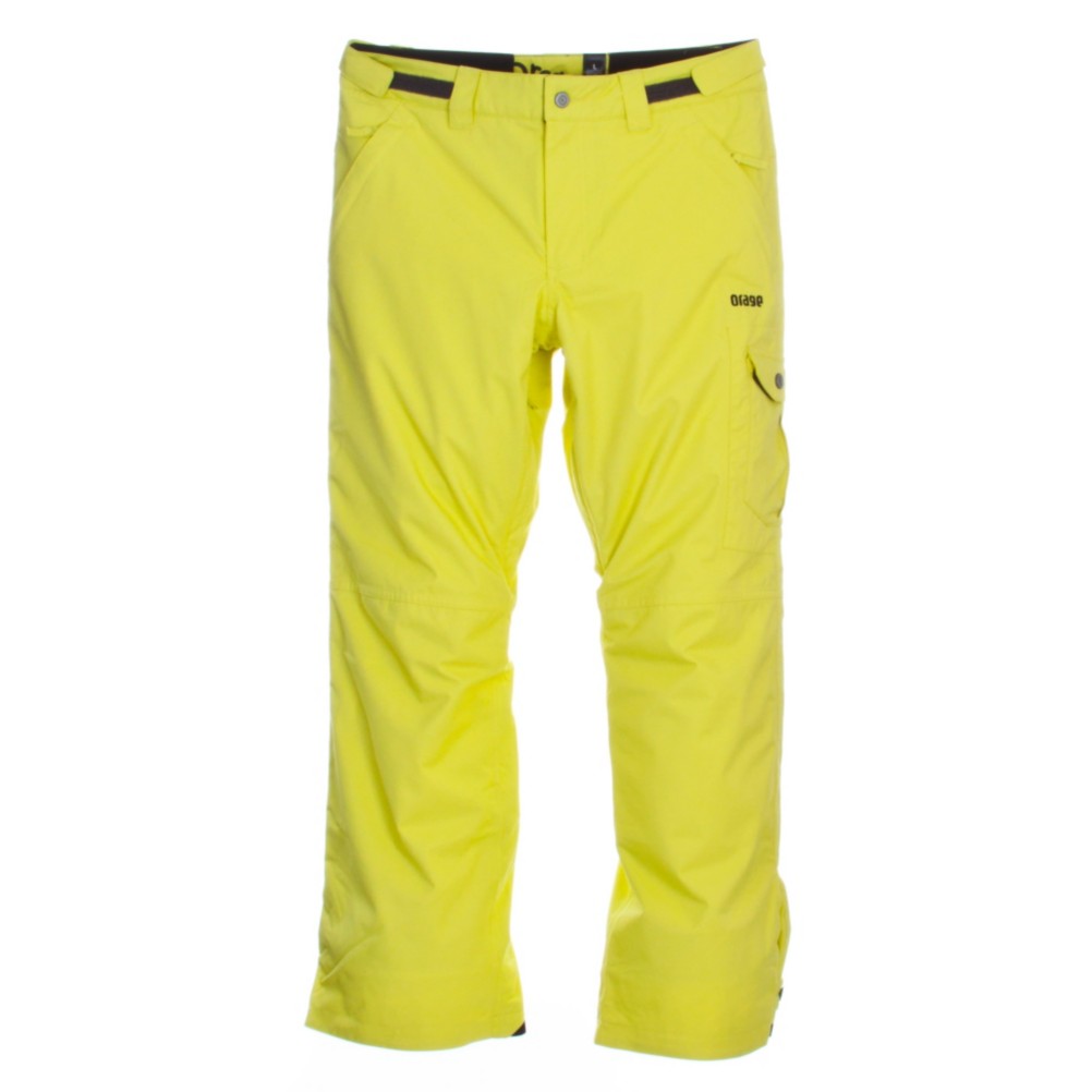 Orage Benji Mens Ski Pants, Lime, swatch