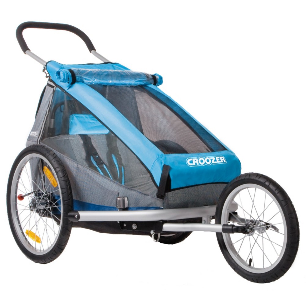 Croozer Kid for 1 Stroller, Blue-Grey-Black, medium