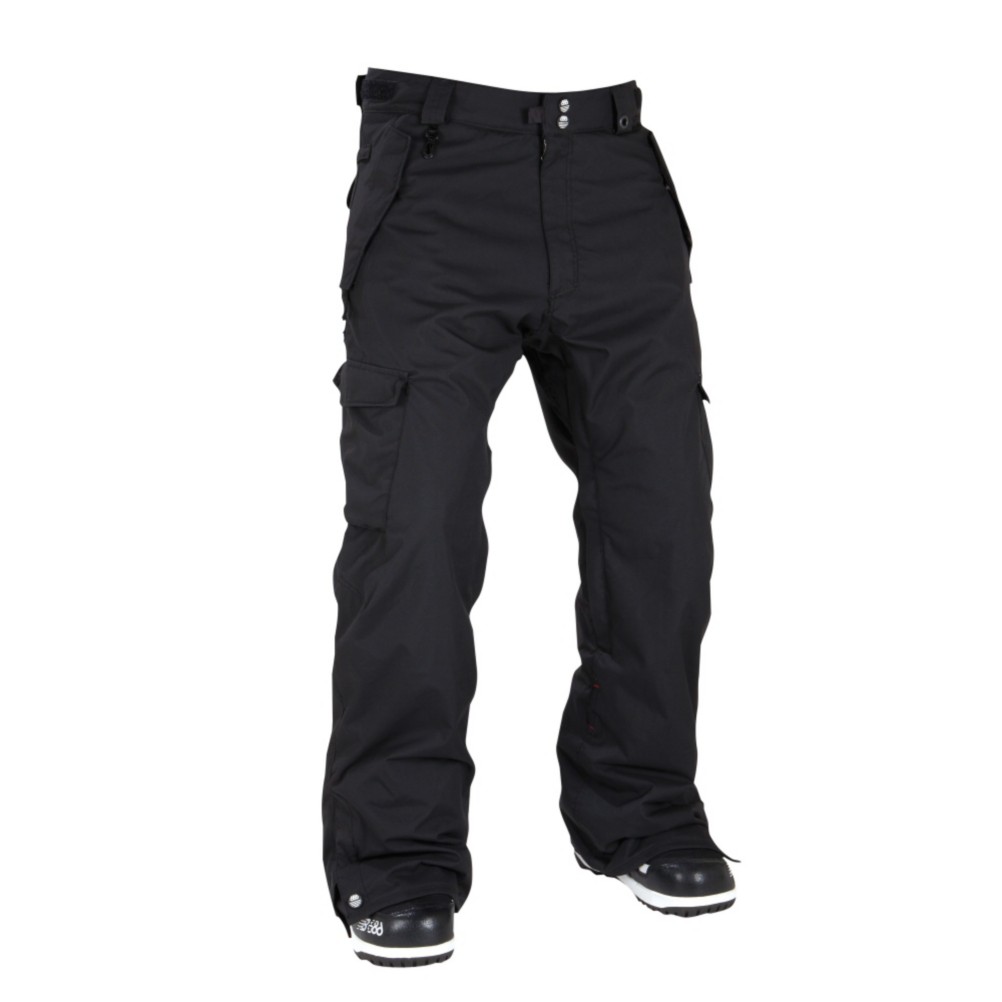 686 Mannual Infinity Insulated Mens Snowboard Pants, Black, medium