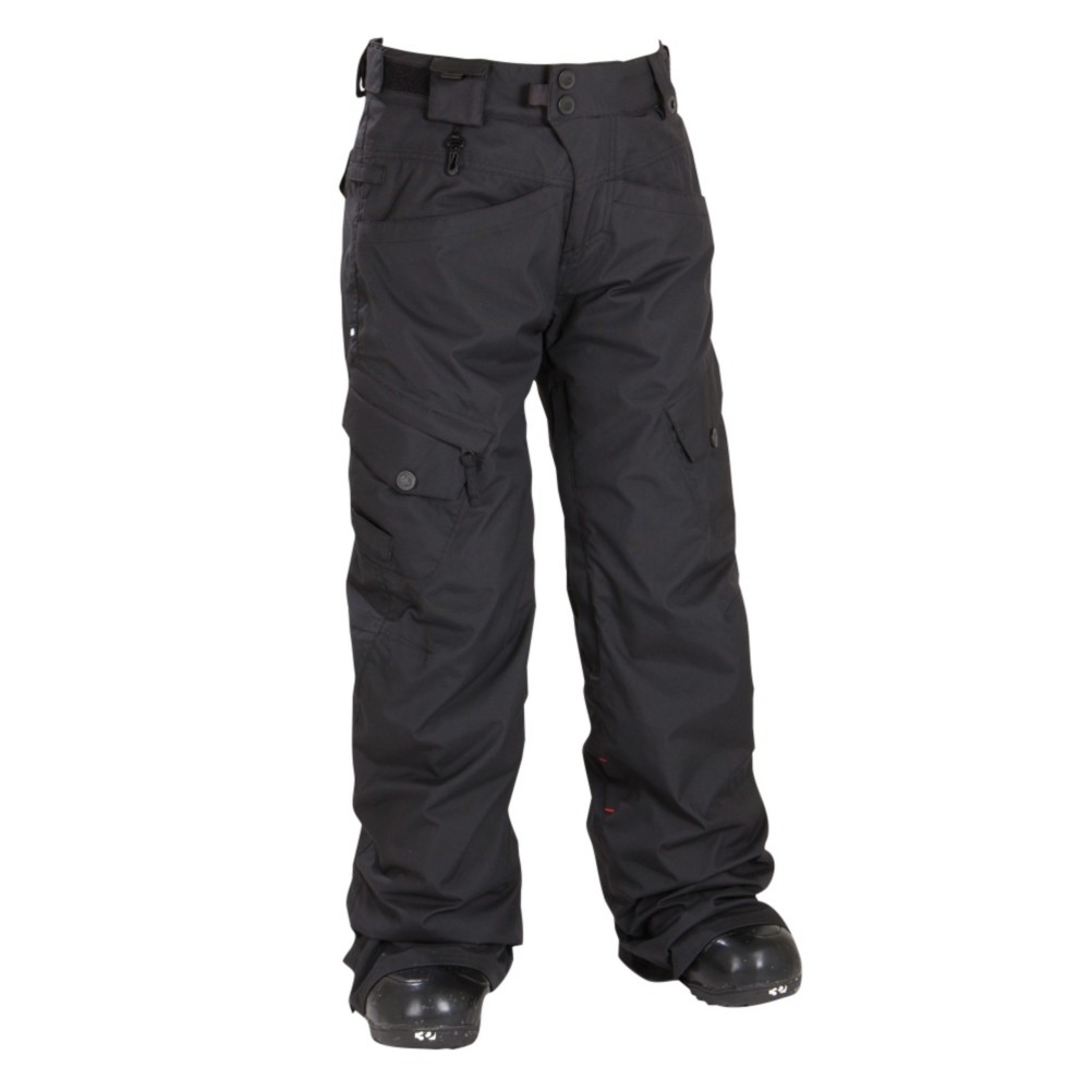 686 Smarty Original Cargo Womens Snowboard Pants, Black, medium