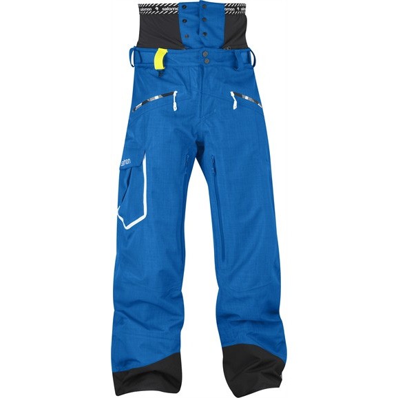 Salomon Sideways II Mens Ski Pants, Vibrant Blue X, swatch