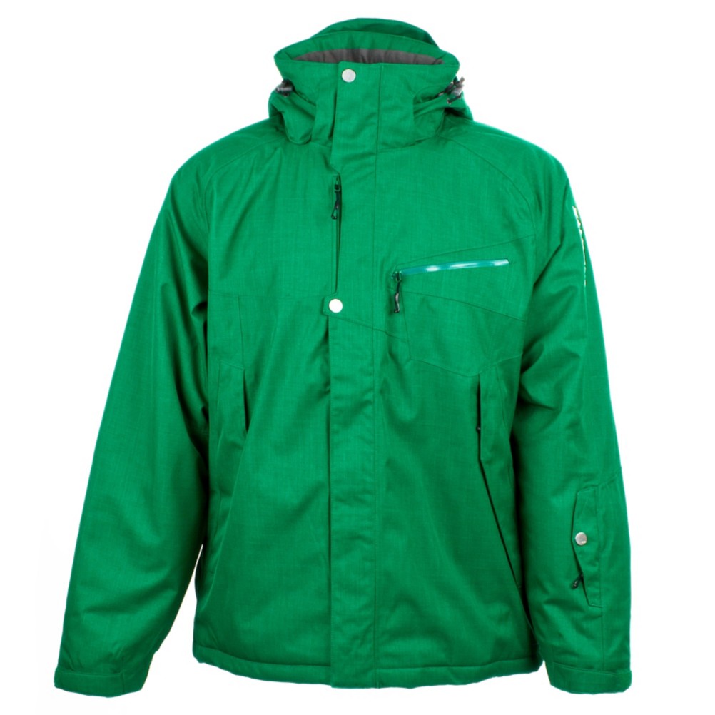 Salomon Fantasy Mens Insulated Ski Jacket, Pineneedle, swatch