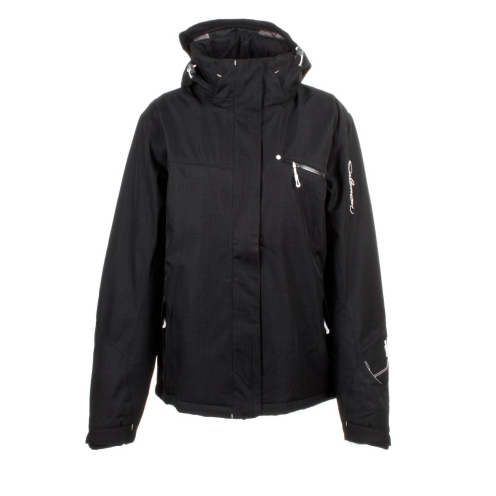 Salomon Fantasy II Womens Insulated Ski Jacket, Black, medium