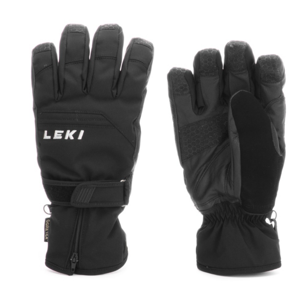 Leki Active S Gloves, Black, swatch