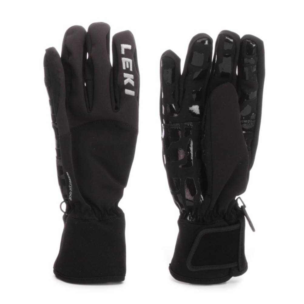 Leki Pipe Master Gloves, Black, medium