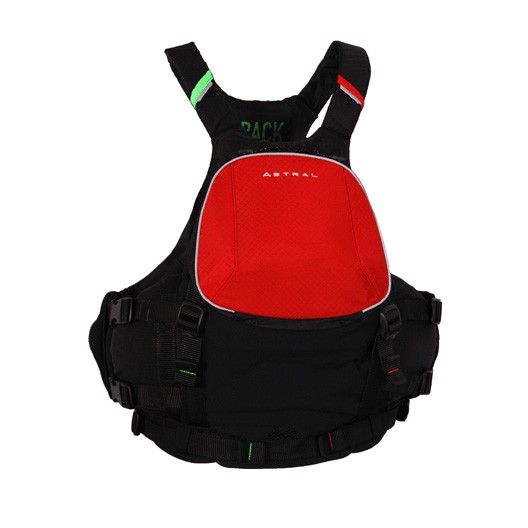 Astral Sea Wolf Adult Kayak Life Jacket 2013, Red, medium
