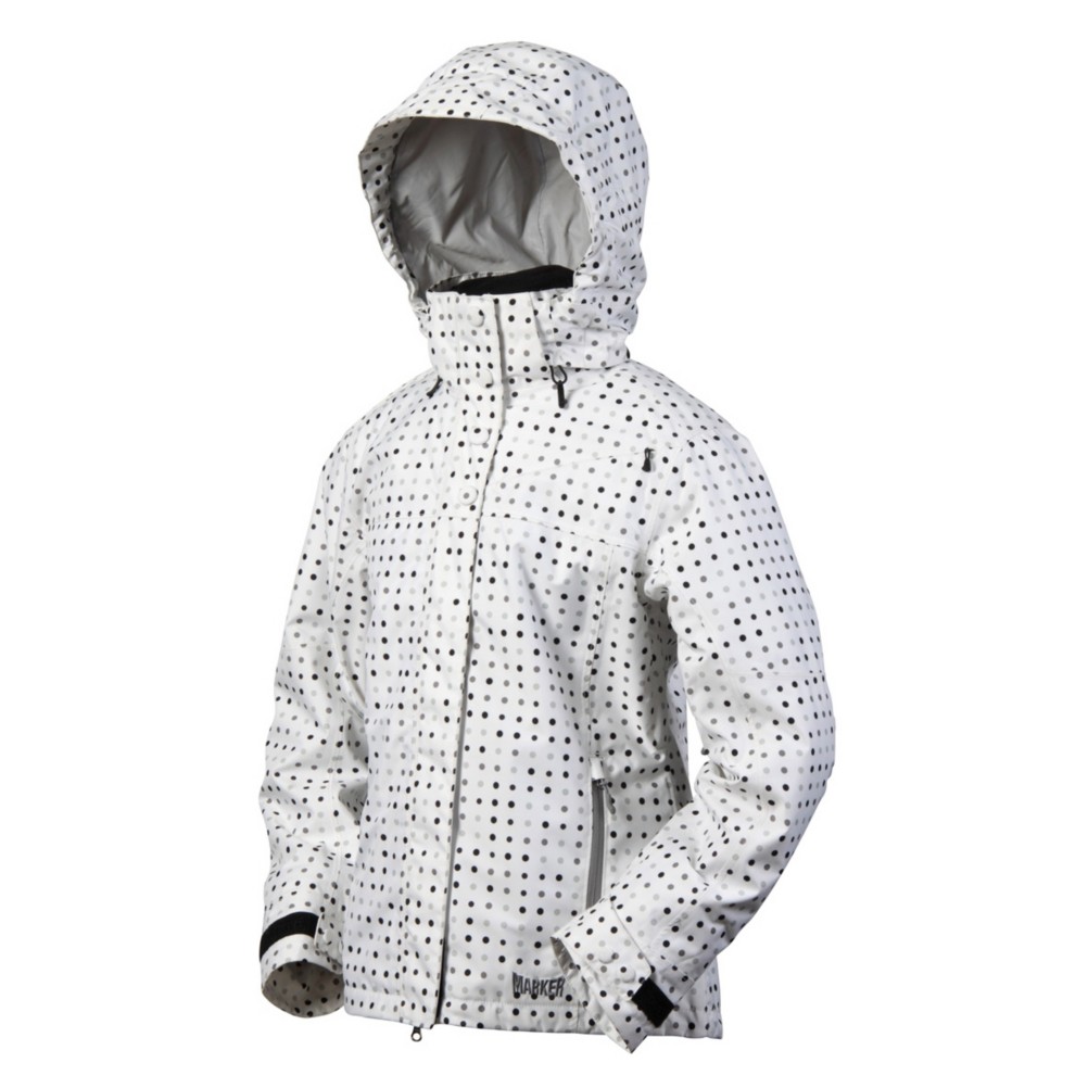 Marker Crown Point Womens Insulated Ski Jacket, White, swatch