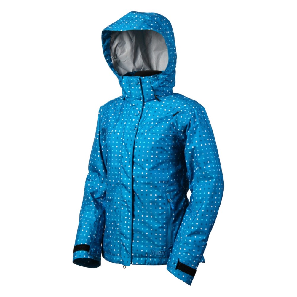Marker Crown Point Womens Insulated Ski Jacket, Hydro Blue, swatch