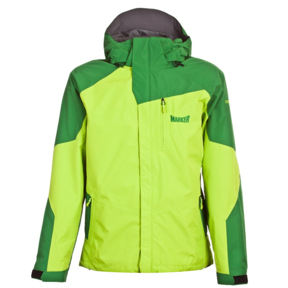 Marker Zodiac 3 in 1 Mens Insulated Ski Jacket, Lime, swatch