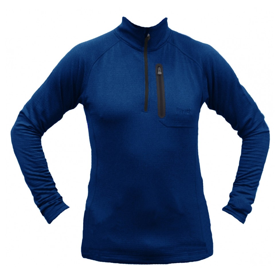 Marker Grid Waffle Zip T Mens Mid Layer, Imperial, swatch