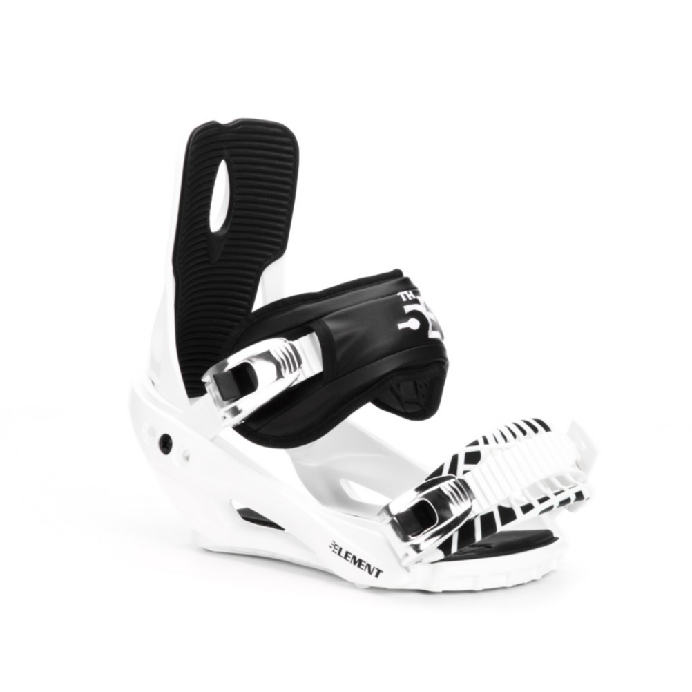 5th Element Stealth 2 Binding Snowboard Bindings 2013, White-Black, swatch
