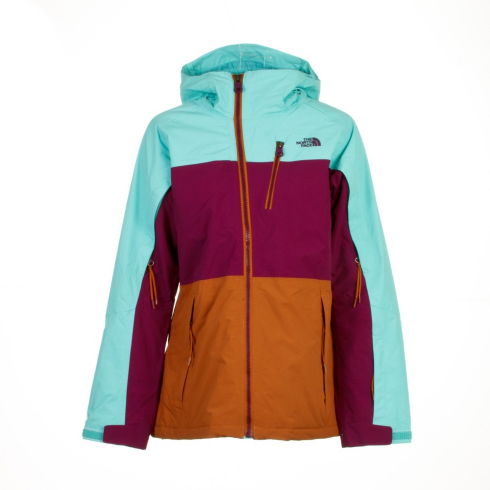The North Face Kizamm Womens Insulated Ski Jacket, Brook Blue, swatch