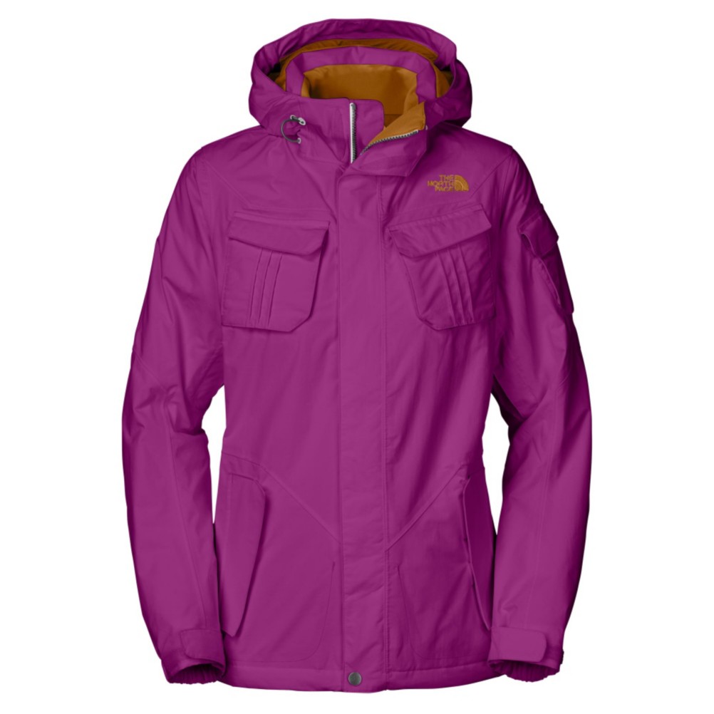 The North Face Decagon Womens Insulated Ski Jacket, Premiere Purple, medium