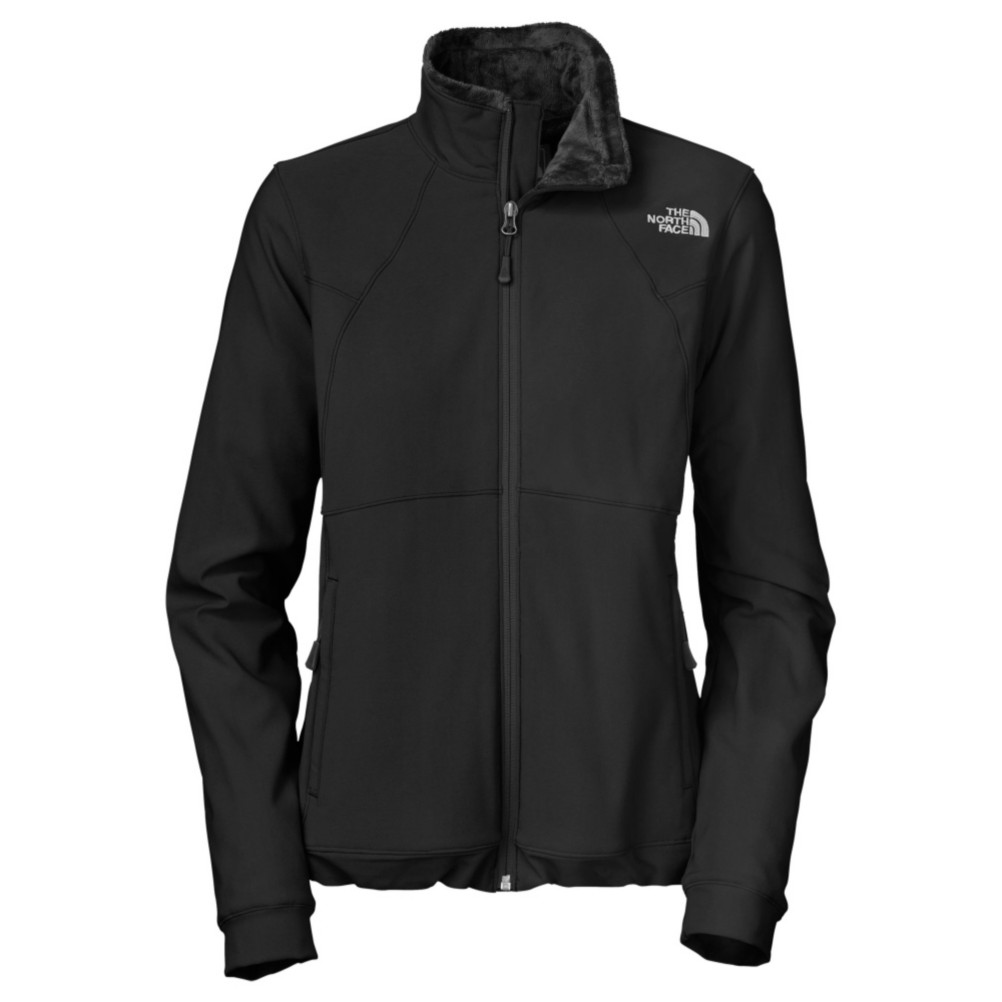 The North Face Ruby Raschel Womens Soft Shell Ski Jacket, TNF Black, medium