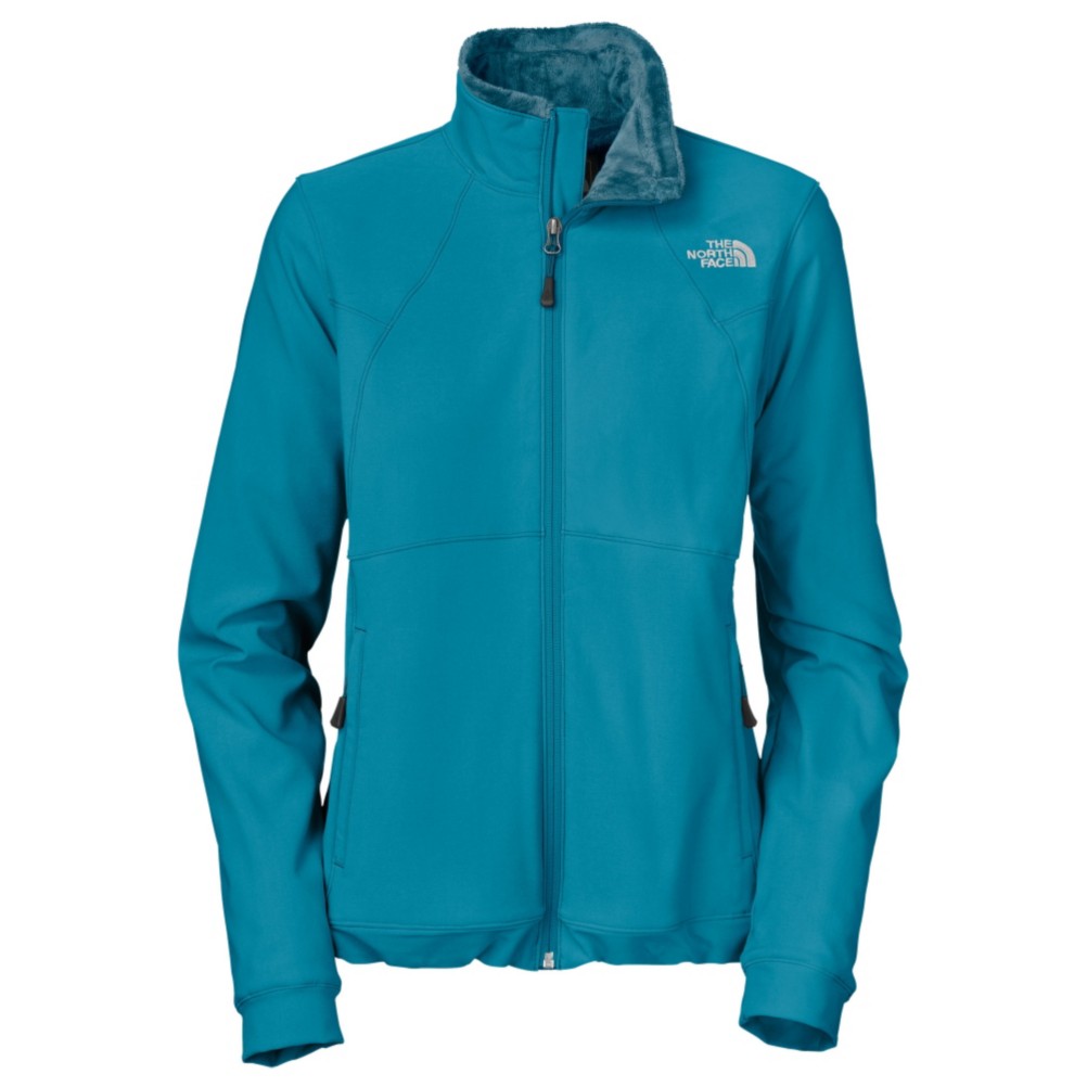 The North Face Ruby Raschel Womens Soft Shell Ski Jacket, Brilliant Blue, swatch
