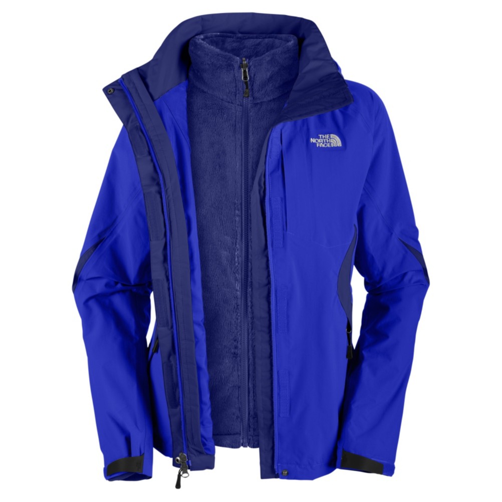 The North Face Boundary Triclimate Womens Insulated Ski Jacket, Vibrant Blue-Bolt Blue, swatch
