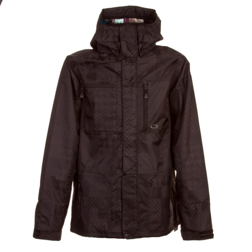 Oakley Shell Deals Mens Shell Ski Jacket, Black Buffalo, medium