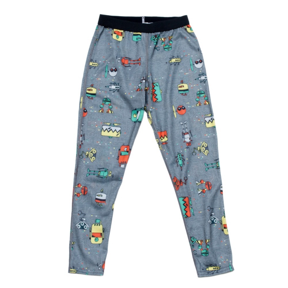 Hot Chillys Peach Skins Print Kids Long Underwear Bottom, , medium