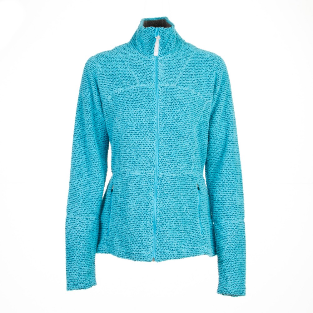 Hot Chillys Pico Full Zip Womens Jacket, Surf, swatch