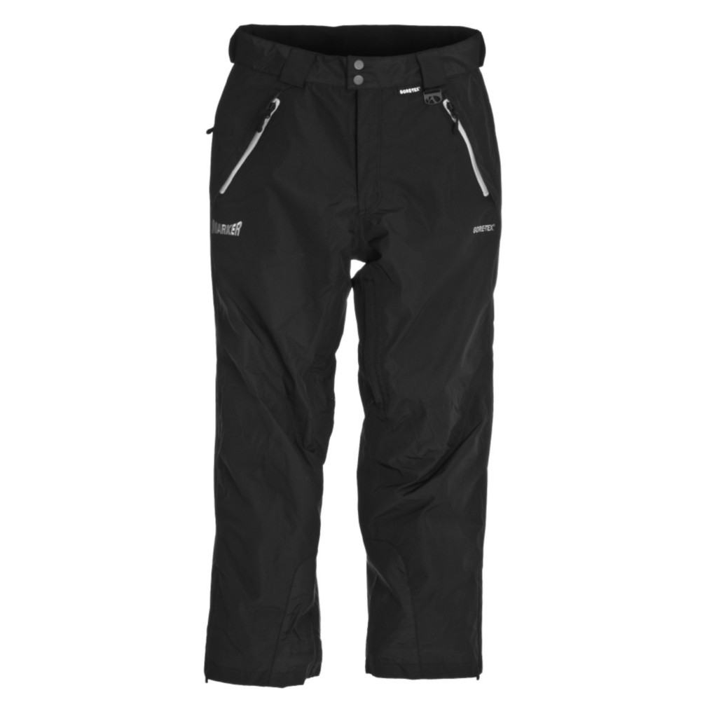 Marker Jupiter Shell Short Mens Ski Pants, Black, medium
