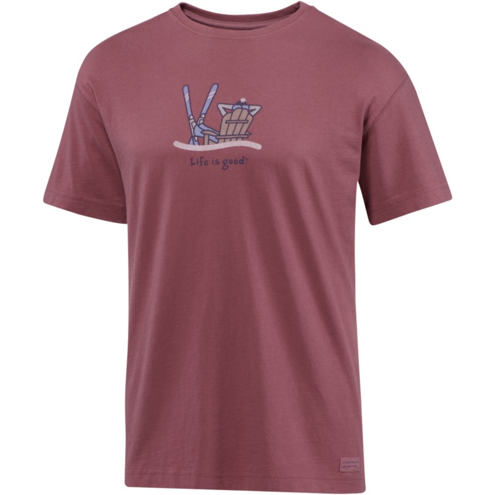 Life Is Good Crusher Adirondack Ski T-Shirt, , medium
