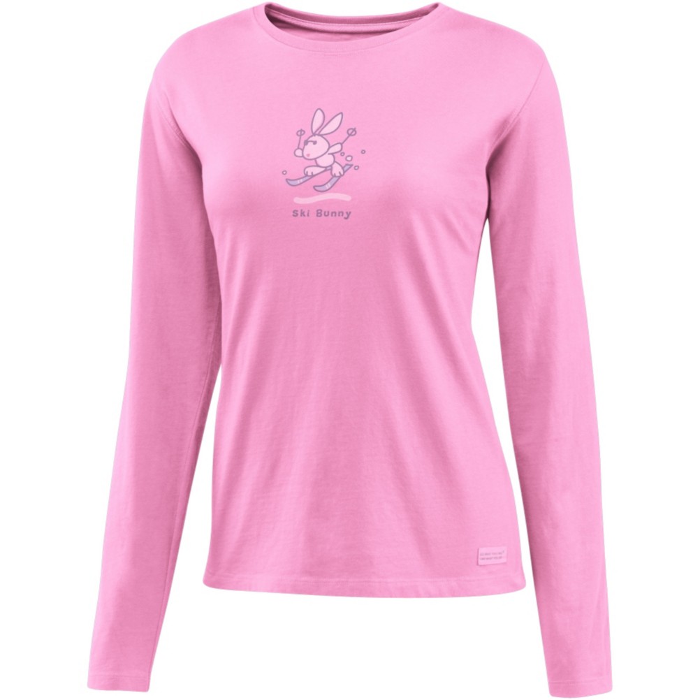Life Is Good Crusher Ski Bunny Womens Shirt, , medium