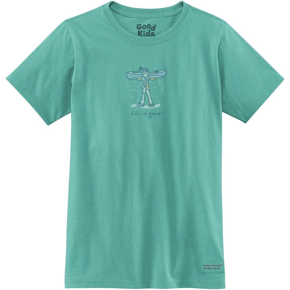 Life Is Good Crusher Jackie Snowboard Girls T-Shirt, , medium