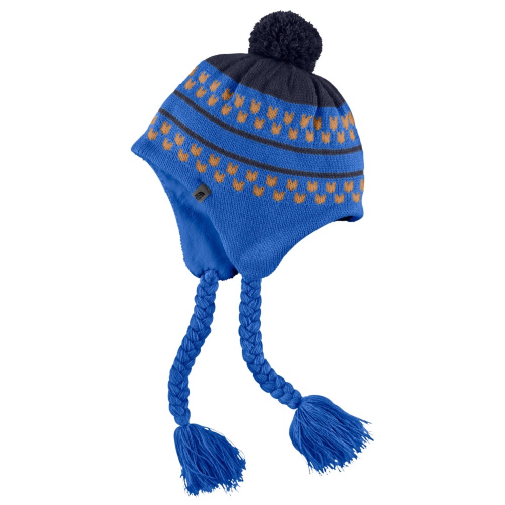The North Face Clydia Kids Hat, Deep Water Blue, medium