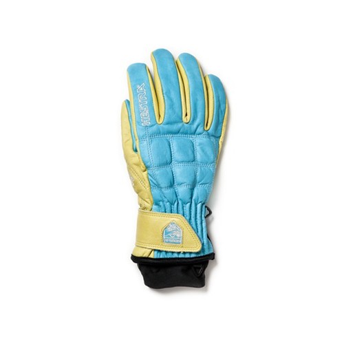 Hestra Henrik Windstedt Pro Gloves, Turquoise-Lime, medium