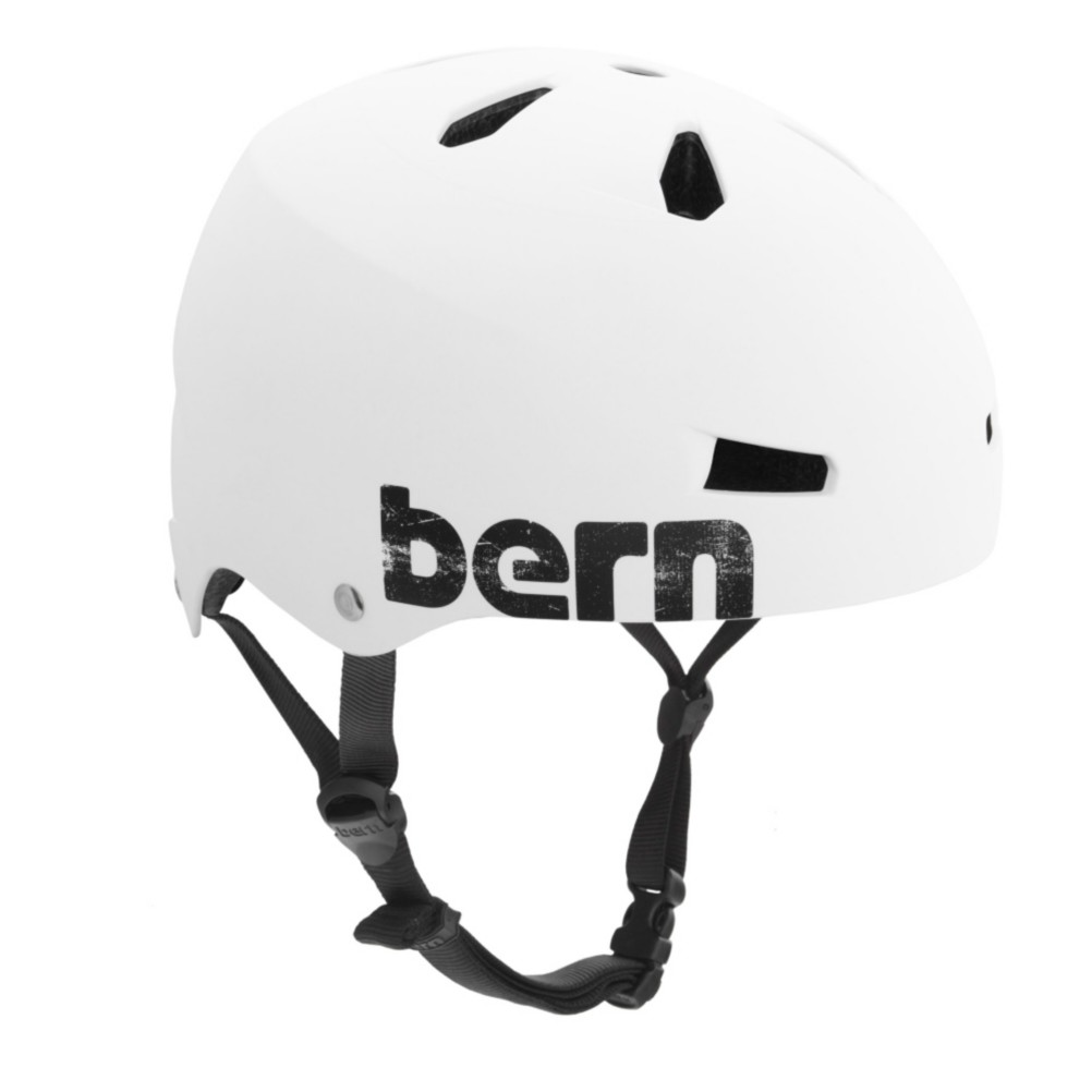 Bern Macon Brock Hard Hat, Matte White, swatch