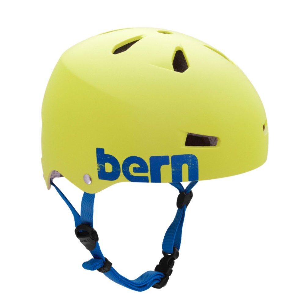 Bern Macon Brock Hard Hat, Matte Neon Yellow, medium