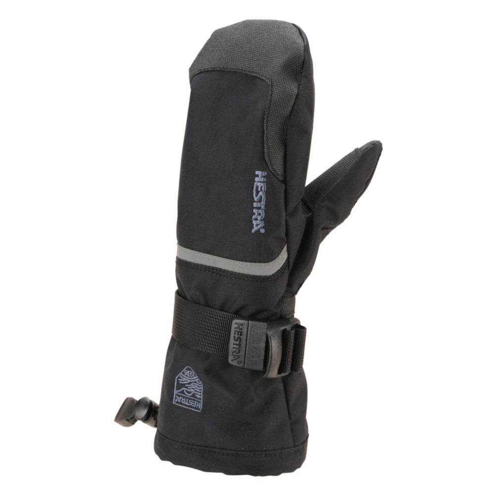 Hestra Czone Gauntlet Kids Mittens, Black-Earth, medium