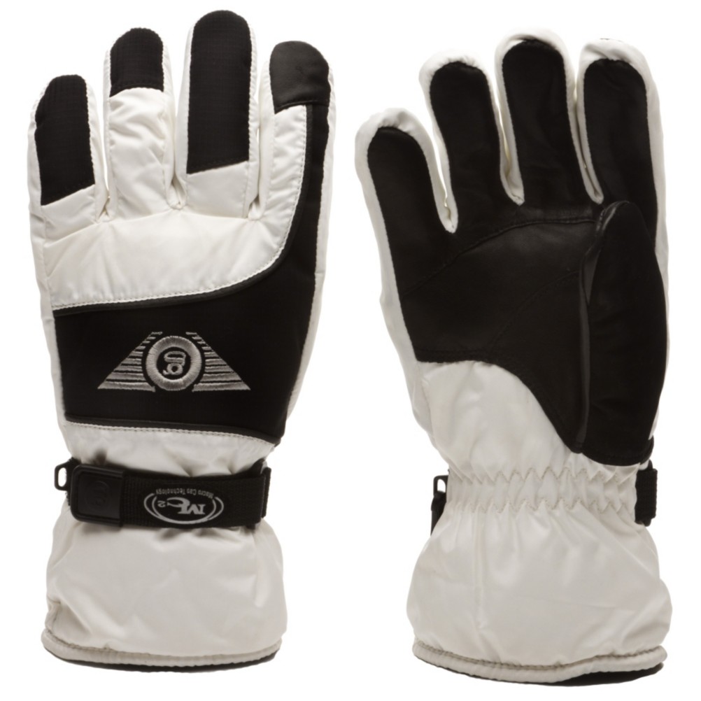 Grandoe Icon Womens Gloves, White-Black, medium