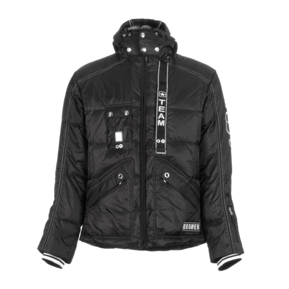 Bogner Lech-D Mens Insulated Ski Jacket, Black, swatch