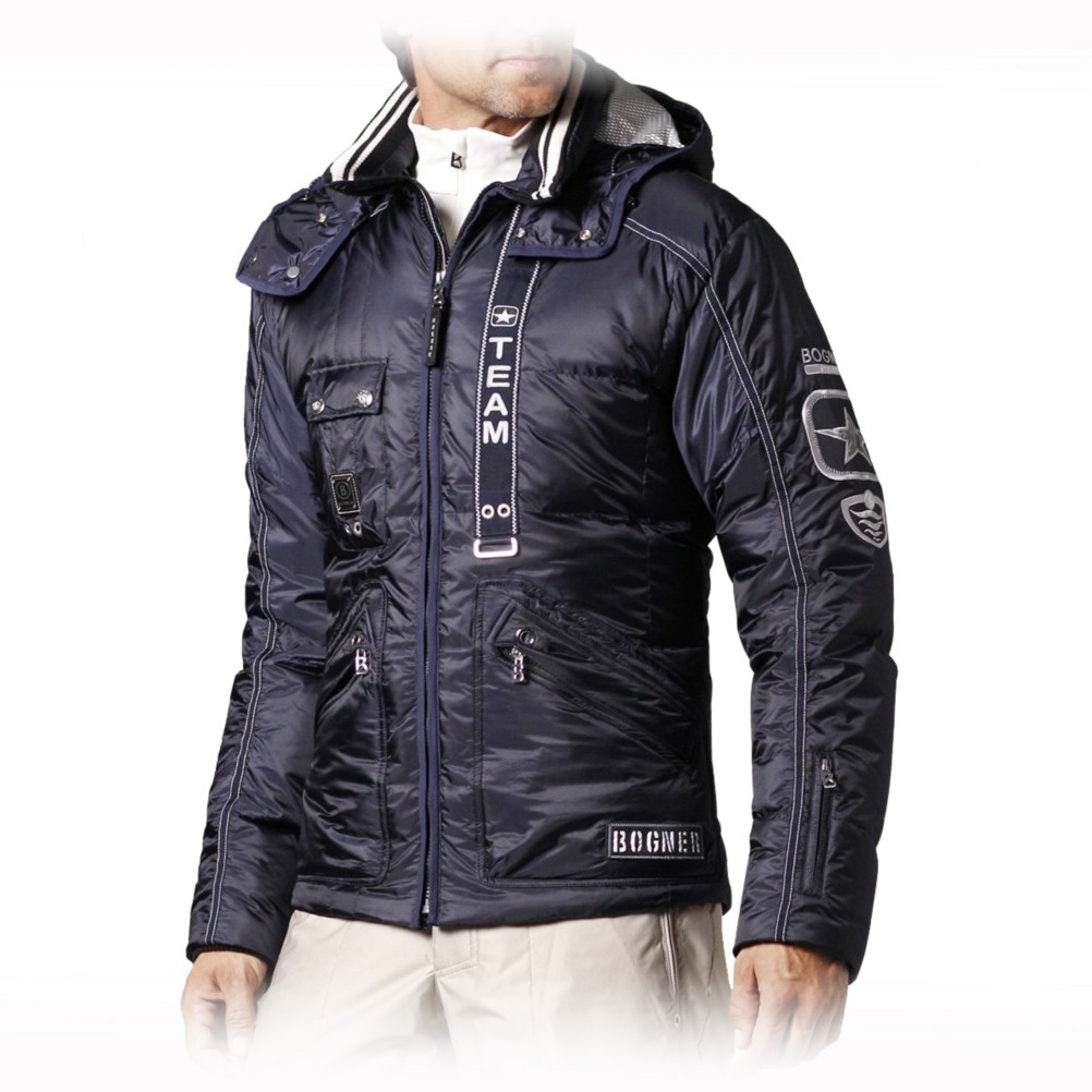 Bogner Lech-D Mens Insulated Ski Jacket, Navy, medium