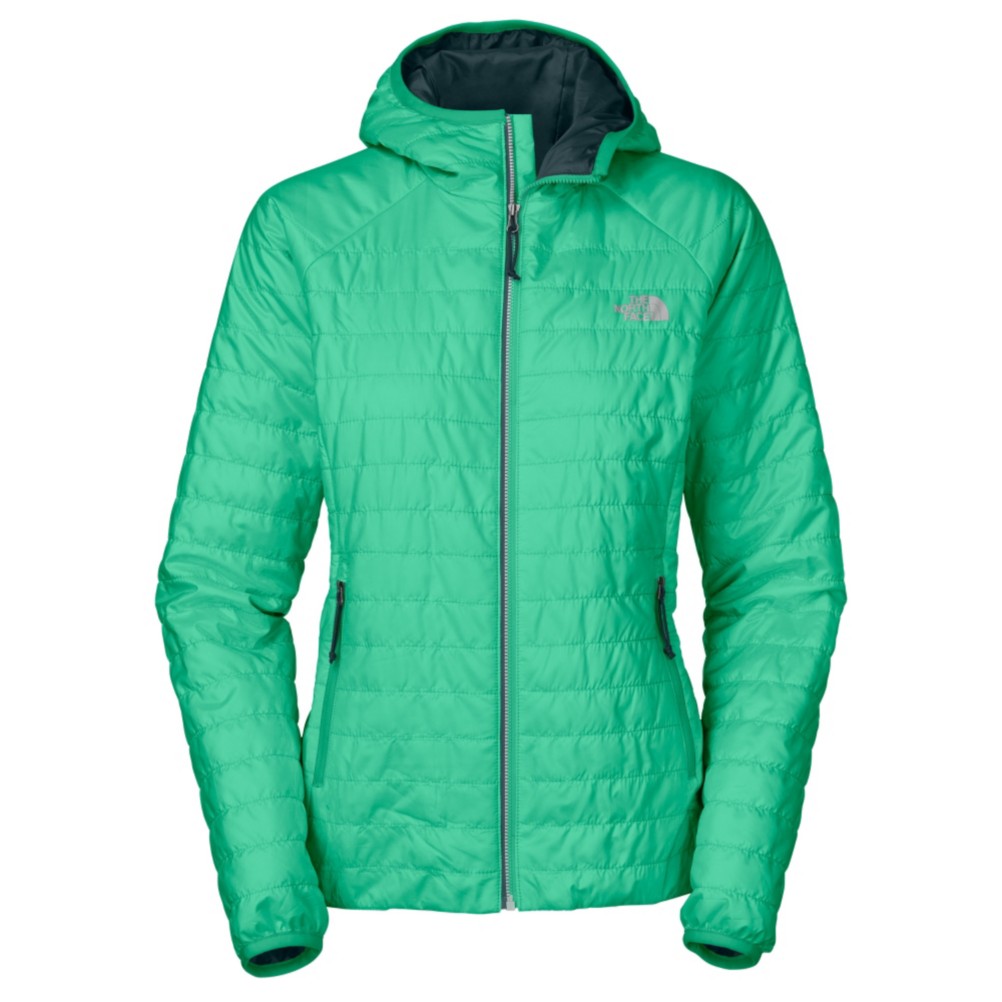 The North Face Blaze Hooded Womens Jacket, Lizzie Green, medium