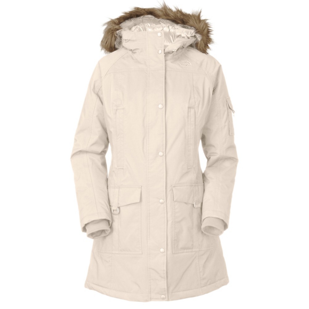 The North Face Juneau Womens Jacket, Vintage White, swatch