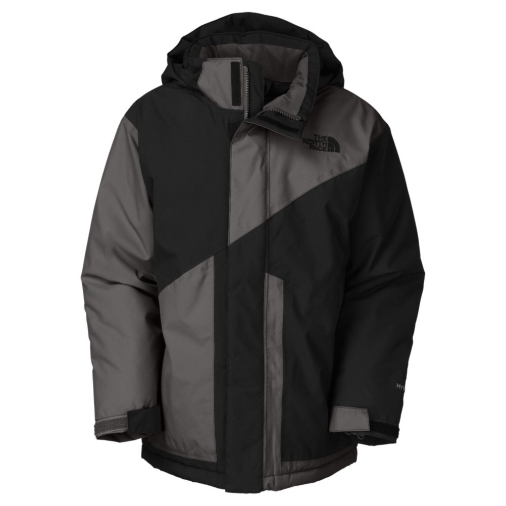 The North Face Brightten Triclimate Boys Ski Jacket, TNF Black-Graphite Grey, swatch