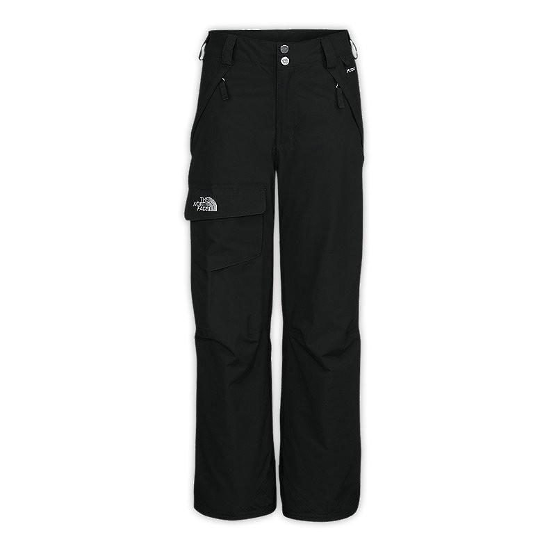 The North Face Freedom Insulated Kids Ski Pants, TNF Black, swatch