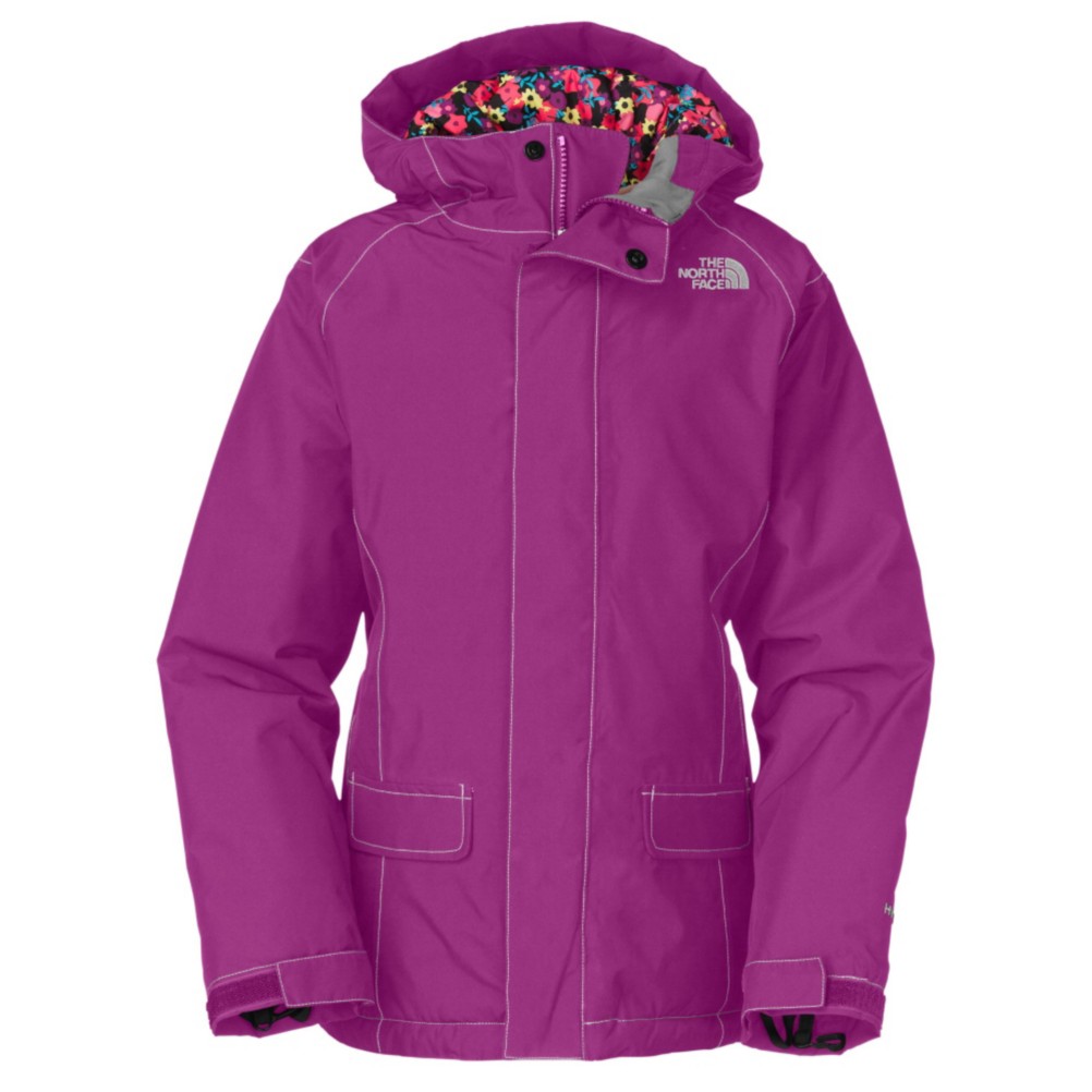 The North Face Cameele Insulated Girls Ski Jacket, Premiere Purple, medium