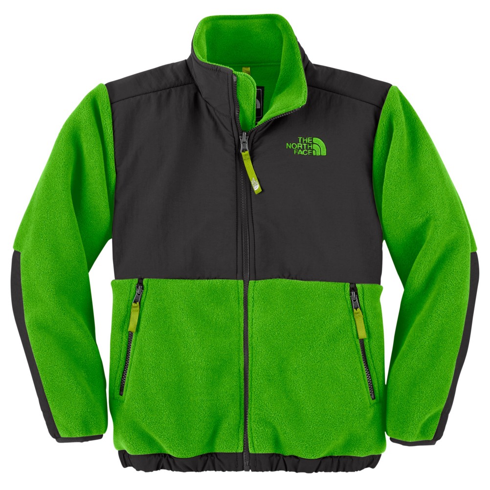 The North Face Denali Boys Jacket, R Glo Green, medium