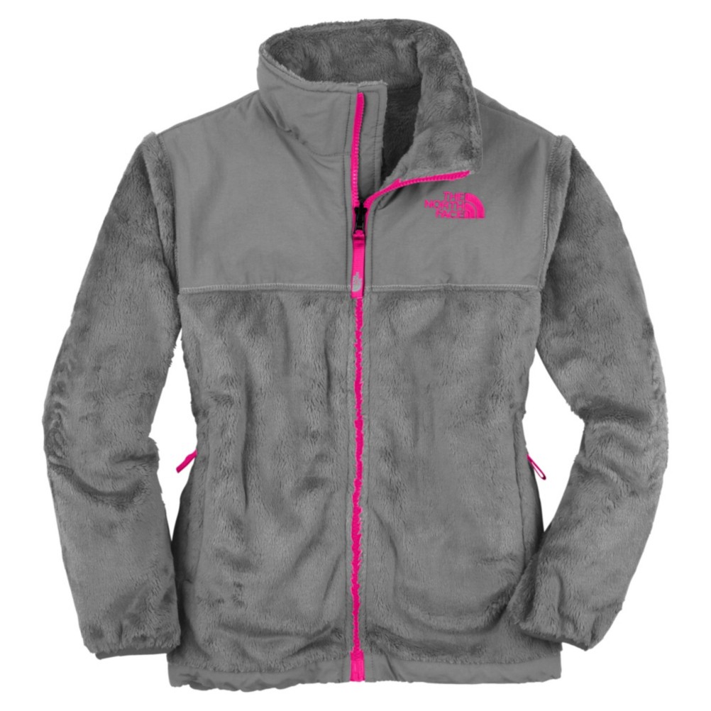 The North Face Denali Thermal Girls Jacket, Metallic Silver-Razzle Pink, swatch