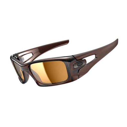 Oakley Crankcase Polarized Sunglasses, Polished Rootbeer, medium