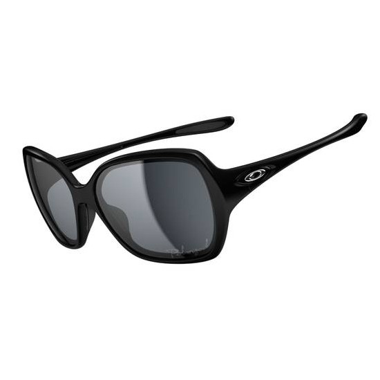 Oakley Overtime Polarized Womens Sunglasses, Polished Black, medium