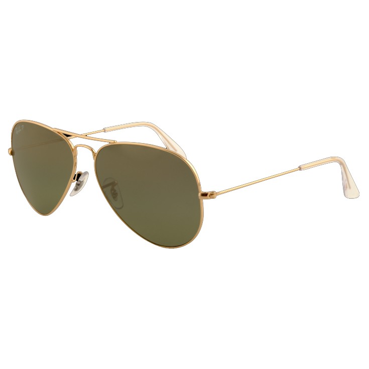 Ray-Ban Aviator Large Metal Polarized Sunglasses, Arista, medium