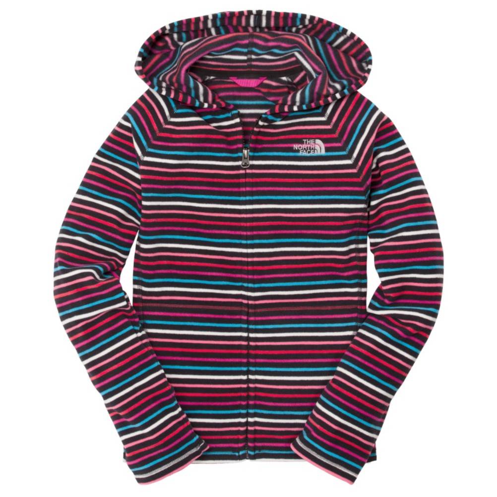 The North Face Striped Glacier Zip Kids Hoodie, , medium