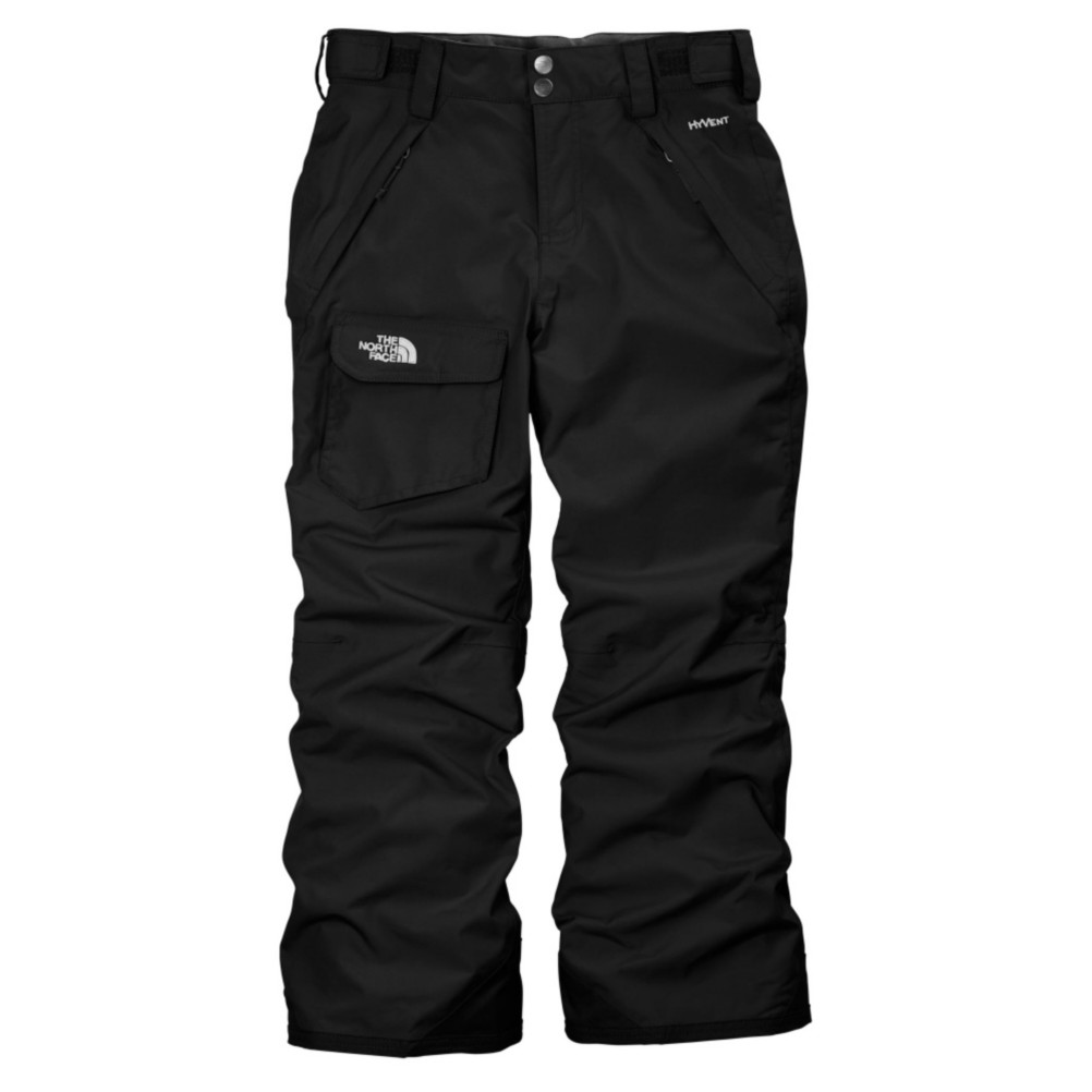 The North Face Freedom Insulated Girls Ski Pants, TNF Black, swatch